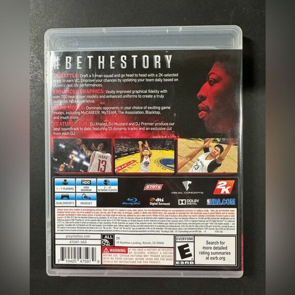 NBA 2K16 (Sony PlayStation 3, 2015) Anthony Davis Cover PS3 Complete CIB - Picture 3 of 3
